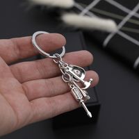 Explosion Keychain New Keychain Father&#39;s Day Gift Cowboy Hat Tool Three-piece Keychain Wholesale Nihaojewelry main image 3