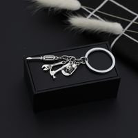 Explosion Keychain New Keychain Father&#39;s Day Gift Cowboy Hat Tool Three-piece Keychain Wholesale Nihaojewelry main image 5