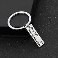 Fashion Explosion Keychain Letters Drive Safe I Needyouhere Safe Driving Keychain Accessories Wholesale Nihaojewelry main image 3