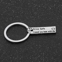 Fashion Explosion Keychain Letters Drive Safe I Needyouhere Safe Driving Keychain Accessories Wholesale Nihaojewelry main image 4