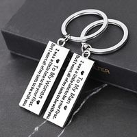 New Key Chain To Emy Womanto Myman Couple Lettering Key Chain Small Pendant Jewelry Wholesale Nihaojewelry main image 3