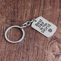 Explosion Key Chain Letters Best Dad The World Father's Day Key Chain  Hot Accessories Wholesale Nihaojewelry main image 5