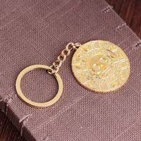 Explosion Keychain Caribbean Pirate Skull Gold Coin Keychain Hot Accessories Gros Nihaojewelry main image 3