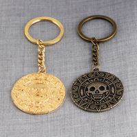 Explosion Keychain Caribbean Pirate Skull Gold Coin Keychain Hot Accessories Wholesale Nihaojewelry main image 5