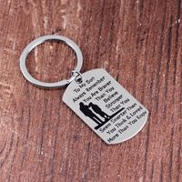 Explosion Keychain Tomyson Personality English Lettering Keychain Father's Day Lettering Gift Accessories Wholesale Nihaojewelry main image 3
