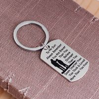 Explosion Keychain Tomyson Personality English Lettering Keychain Father's Day Lettering Gift Accessories Wholesale Nihaojewelry main image 4