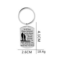 Explosion Keychain Tomyson Personality English Lettering Keychain Father's Day Lettering Gift Accessories Wholesale Nihaojewelry main image 6