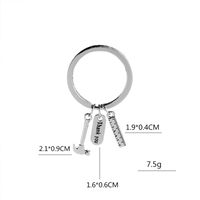 Explosion Key Chain Creative Small Gift Alloy Hammer Ruler Father's Day Key Chain Small Gift Wholesale Nihaojewelry main image 6
