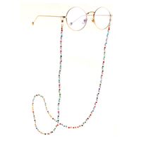 الأزياء نظارات سلسلة اليدوية الأرز الخرز اللؤلؤ الحلوى اللون نظارات حبل نظارات سلسلة الجملة Nihaojewelry main image 3