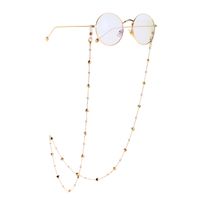 Hot Section Fashion Simple Golden Pearl Peach Heart Glasses Rope Glasses Chain Wholesale Nihaojewelry main image 3