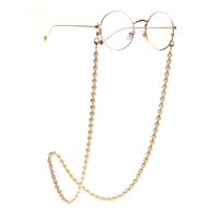 Korean Fashion Hot Section Fashion Simple Golden Peach Heart Pearl Glasses Chain Glasses Chain Wholesale Nihaojewelry main image 3