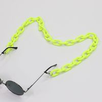Acrylic Glasses Chain Simple Retro Thick Glasses Rope Fashion Environmental Protection Glasses Chain Anti-skid Anti-lost Wholesale Nihaojewelry main image 2