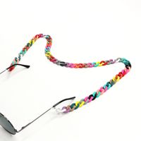Fashion Colored Acrylic Rubber Paint Mixed Color Concave Shape Glasses Chain Glasses Rope Wholesale Nihaojewelry main image 4
