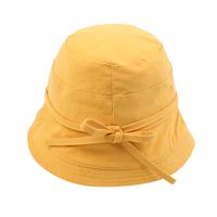 Hat Summer Line Small Edge Basin Hat Literary And Leisure Bowknot Wild Korean Fashion Sun Hat Solid Color Fisherman Hat Wholesale Nihaojewelry main image 6