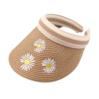 Sombrero De Verano Para Mujer Diadema De Bordado Sombrero De Paja Para Padres E Hijos Sombrero De Vacaciones Salvaje Para Niños Ocio Sombrero De Copa Vacío Al Por Mayor Nihaojewelry main image 6