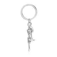 Explosion Keychain Personality Father's Day Gift Tool Four-piece Metal Keychain Pendant Jewelry Wholesale Nihaojewelry sku image 2