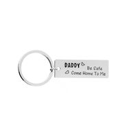 Explosion Keychain Father's Day Gift Keychain Pendant Love You Dad Letter Keychain Wholesale Nihaojewelry sku image 2