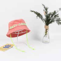 New Style Fisherman Hat Children Hat Summer Sunscreen Sun Anti-uv Breathable Sun Hat Wholesale Nihaojewelry sku image 2