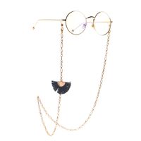 Metal Glasses Chain Glasses Rope Lanyard Tassel Fan-shaped Handmade Glasses Chain Sunglasses Chain Wholesale Nihaojewelry sku image 1