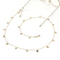 Hot Section Fashion Simple Gold Copper Palm Glasses Chain Chain Glasses Chain Wholesale Nihaojewelry sku image 1