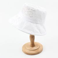 Lace Flower Fisherman Hat Ladies Summer Thin Section Breathable Sun Hat Black Retro Temperament Casual Basin Hat  Wholesale Nihaojewelry sku image 2