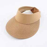 Empty Top Hat Summer Outdoor Cycling Sunscreen Sun Hat Korean Fashion Wild Straw Sun Hat Holiday Beach Straw Hat Wholesale Nihaojewelry sku image 4