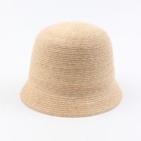 Nouveau Chapeau Été Voyage Sauvage Seau Chapeau Rue Couleur Correspondant Décontracté Ombre Chapeau De Paille En Gros Nihaojewelry sku image 1