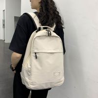 Koreanische Version Von Ins Vintage Sinn All-match Lässig Wasserdicht Große Kapazität High School Student Schult Asche Hong Kong Stil Retro Frauen Rucksack main image 1