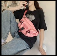 Korean Harajuku Style Couple Solid Color Multi-pocket Tool Messenger Bag Street Shot Tide Brand Functional Shoulder Bag  Wholesale Nihaojewelry main image 6