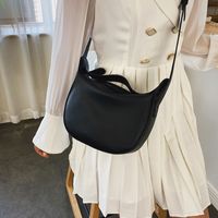 New Fashion Wild Advanced Texture Small Black Bag Simple Wild Student Crossbody Bag  Wholesale Nihaojewelry sku image 3