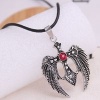 Fashion Retro Flying Wing Trend Men's Domineering Retro Exaggerated Necklace Wholesale Nihaojewelry sku image 1