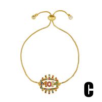 Multicolor Jewelry Fashion Alphabet Mom Bracelet Diamond Adjustable Adjustable Pull Bracelet Wholesale main image 6