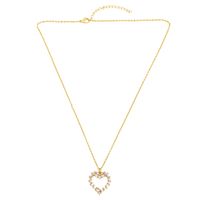 Fashion Jewelry Yiwu Nihaojewelry Wholesale Love Pendant Necklace Round Geometric Collarbone Necklace Necklace main image 5