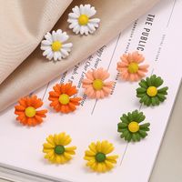 Fashion New Trend Simple Earrings Nihaojewelry Wholesale Sweet Sen Super Sunflower Daisy Flower Earring main image 1