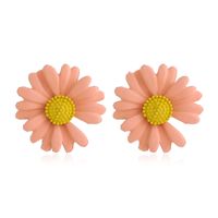 Fashion New Trend Simple Earrings Nihaojewelry Wholesale Sweet Sen Super Sunflower Daisy Flower Earring main image 3