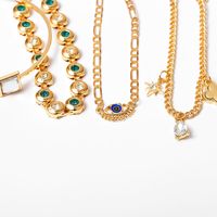 Fashion Jewelry Nihaojewelry Wholesale Square Gemstone Set Bracelet Multi-mang Star Micro Bracelet main image 4