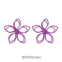 925 Argent Boucles D'oreilles Broches 2020 Nouveau Pourpre À La Mode Simple Et Frais Boucles D'oreilles Coréenne Style Vente Chaude Fleurs Boucles D'oreilles sku image 10