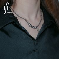 الكورية أزياء الرجعية الصليب قلادة التيتانيوم الصلب بسيطة قصيرة الهيب هوب قلادة الترقوة سلسلة Nihaojewelry بالجملة main image 3