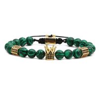 New Fashion Malachite Woven Beaded Bracelet Nihaojewelry Wholesale main image 5