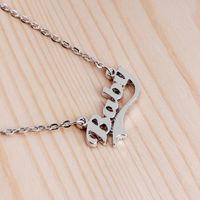 New Simple Letters Baby Necklace Mother&#39;s Day Gift Necklace Nihaojewelry Wholesale main image 6