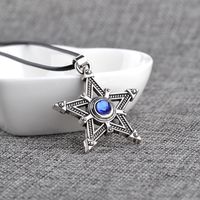 New Simple Fairy Tail Black Rock Shooter Pentagram Necklace Nihaojewelry Wholesale main image 3