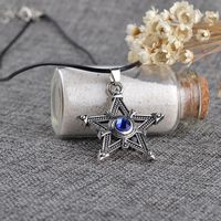 New Simple Fairy Tail Black Rock Shooter Pentagram Necklace Nihaojewelry Wholesale main image 4