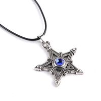 New Simple Fairy Tail Black Rock Shooter Pentagram Necklace Nihaojewelry Wholesale main image 5