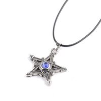 New Simple Fairy Tail Black Rock Shooter Pentagram Necklace Nihaojewelry Wholesale main image 6