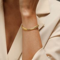 New Fashion Simple Metal Twist Chain Bracelet Nihaojewelry Wholesale main image 6
