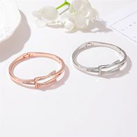 New Bracelet Nihaojewelry Fashion Geometric Cross Bracelet Knotted Simple Commuter Diamond Bracelet Wholesale main image 3