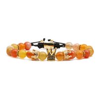 Hot Sale Achat Stein Gewebtes Perlen Armband Herren-und Damen Armband Bracelet sku image 3