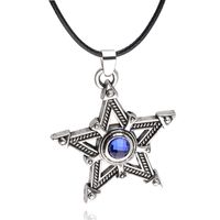 New Simple Fairy Tail Black Rock Shooter Pentagram Necklace Nihaojewelry Wholesale sku image 1