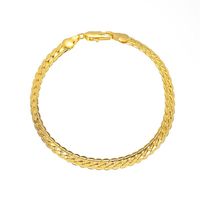 New Fashion Simple Metal Twist Chain Bracelet Nihaojewelry Wholesale sku image 1