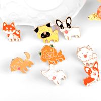 Cartoon Cute Brooch Dog Poodle Golden Retriever Wangxing Man Brooch Clothing Accessories Nihaojewelry Wholesale main image 3